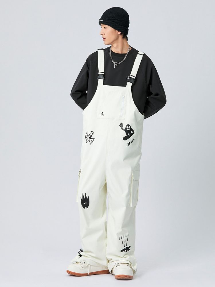 Graffiti 10K Baggy Bib Pants – Unisex | NANDN
