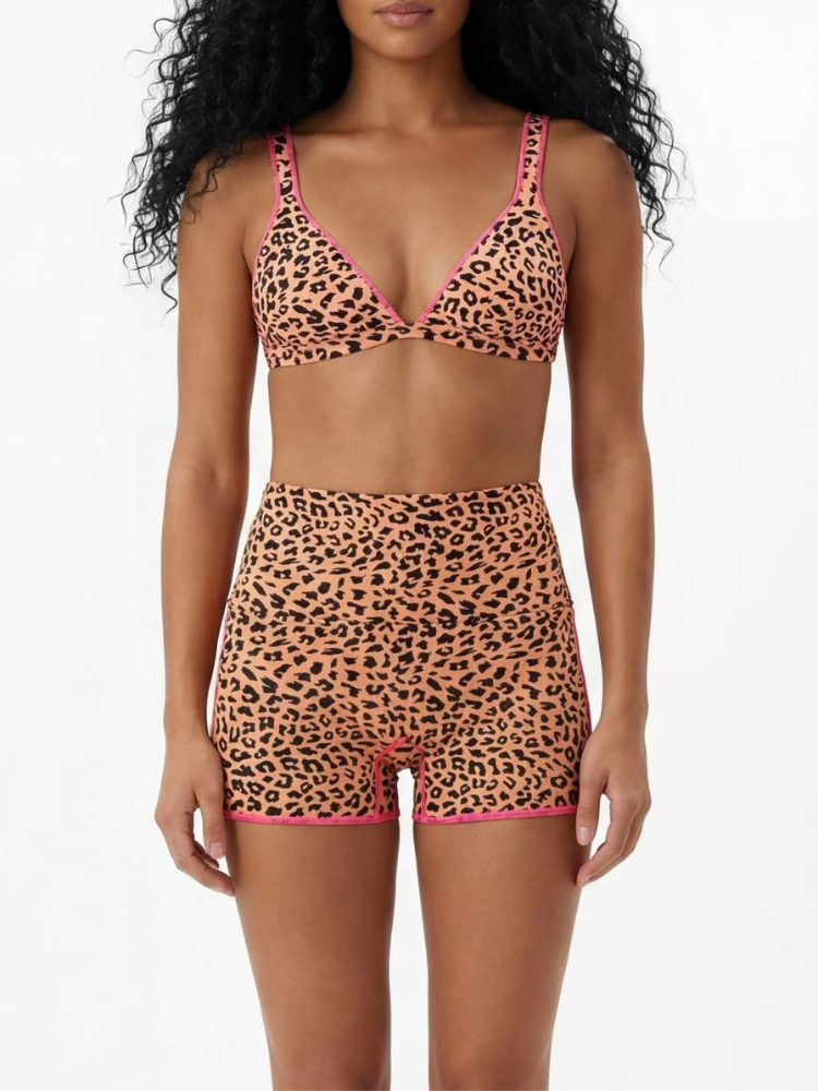 Leopard Print 3-Piece Tankini Set - Women's | ChillHang