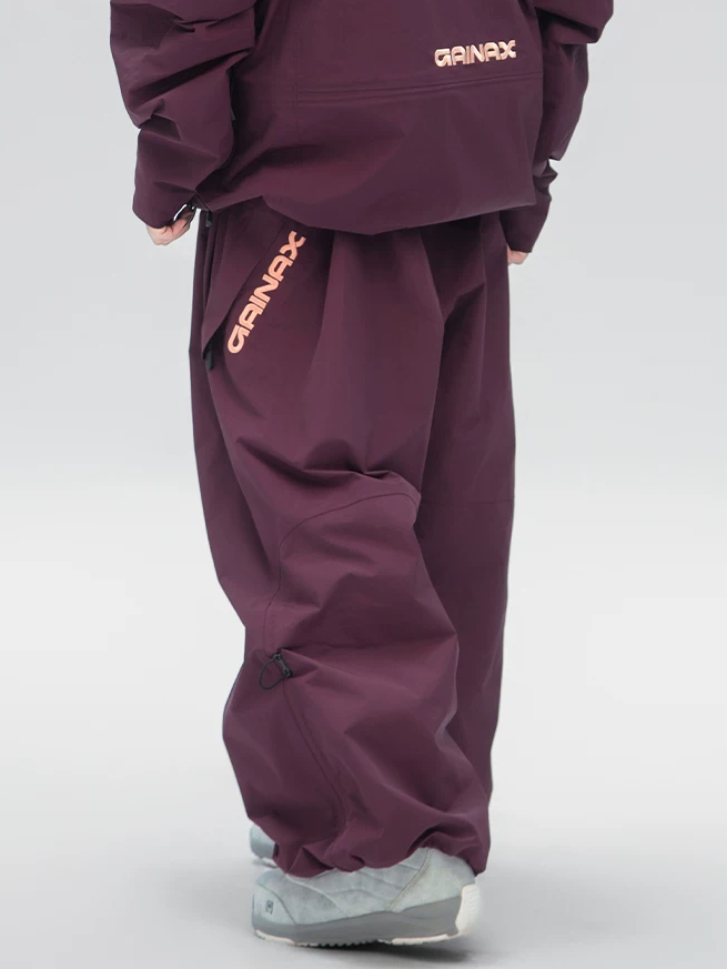 3L XT3N Baggy Shell Snow Bib Pants – Unisex | GAINAX