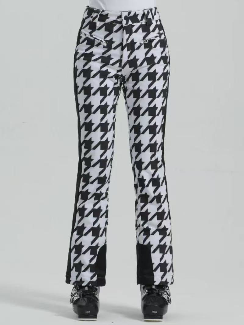 Elegant High Waist Stretch Pants - Women's | Gsou Snow