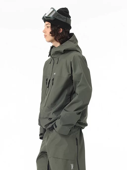 Dermizax 3L RECCO® Shell Ski Jacket – Unisex | POMT