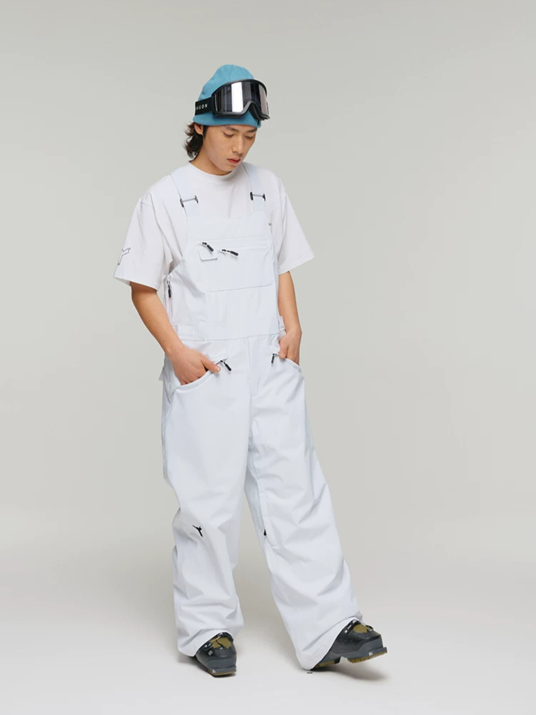 3L Freeride Baggy Snow Bib Pants – Unisex | Winter Ticket