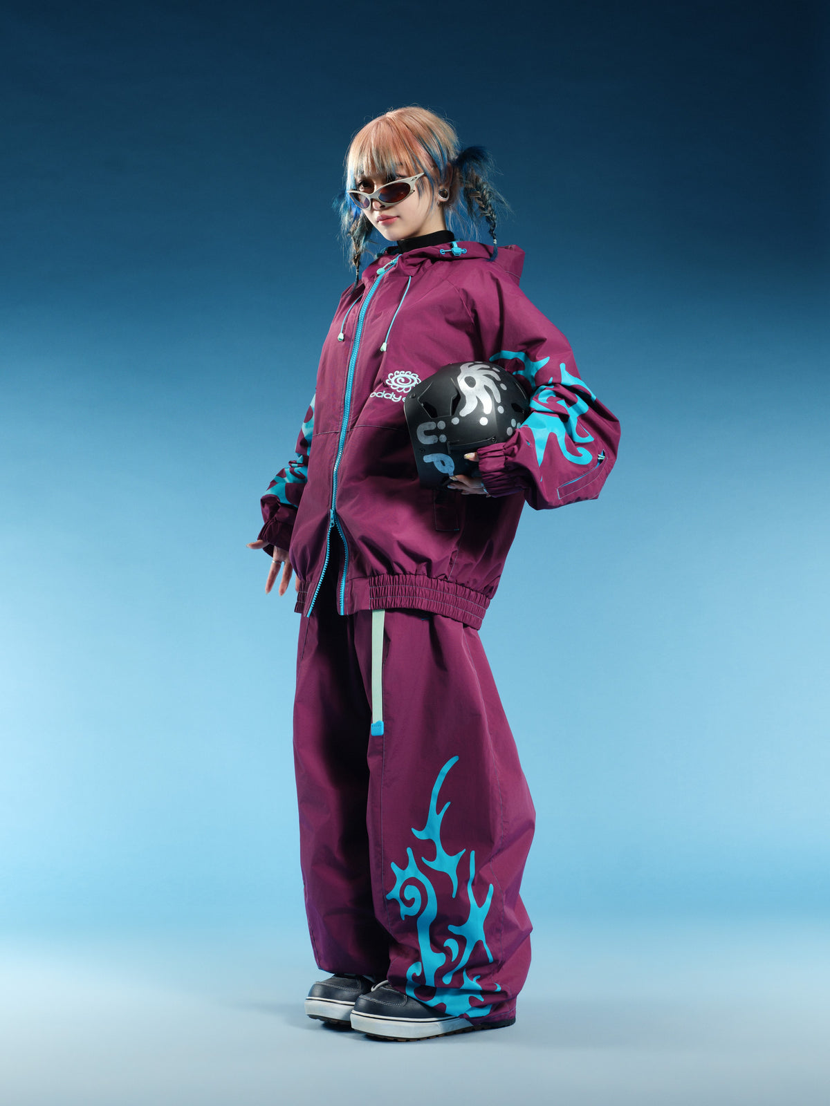 Thorn Graphic 20K Baggy Ski Jacket – Unisex | OddyEddy