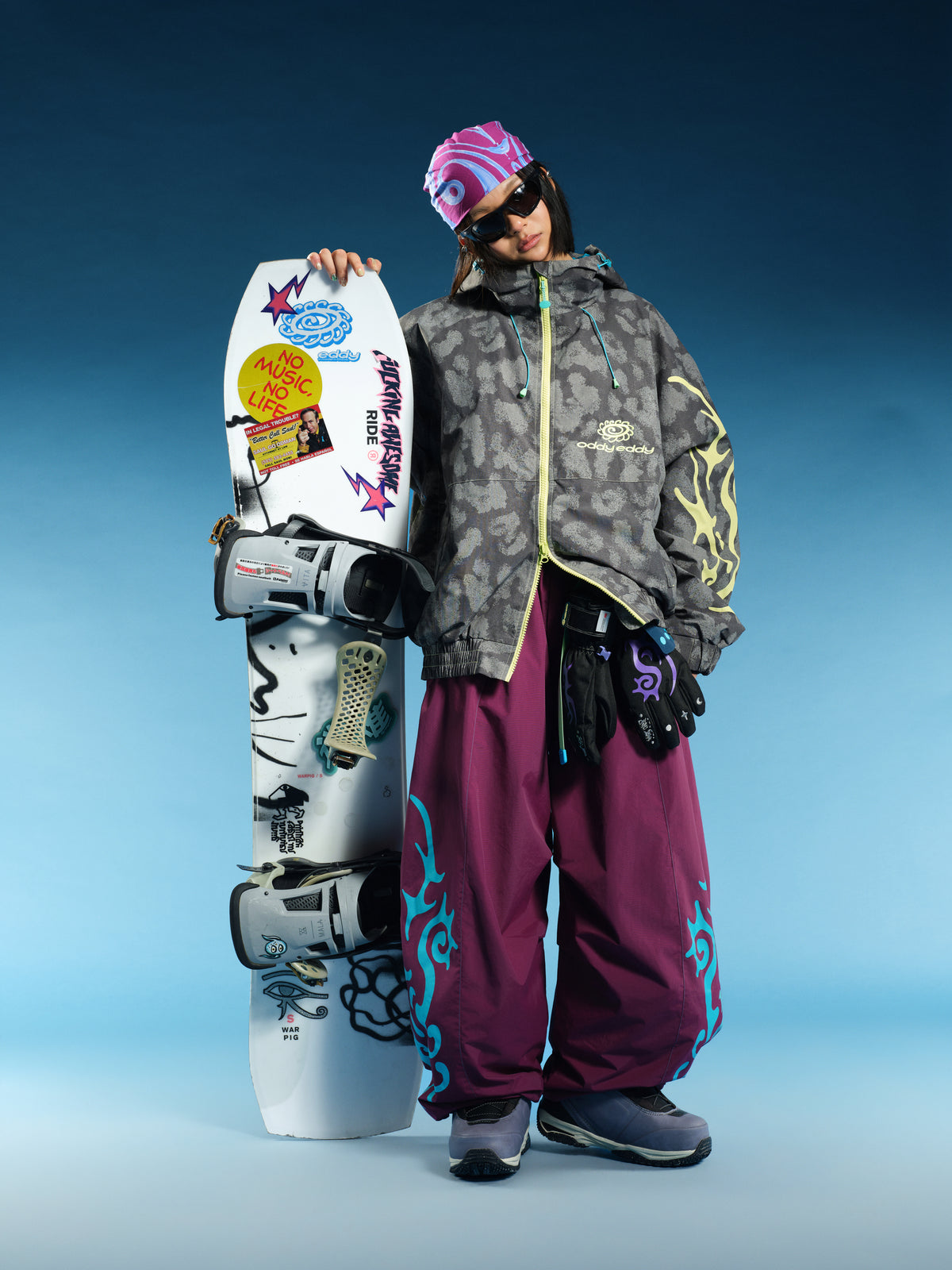 Thorn Graphic 20K Baggy Ski Jacket – Unisex | OddyEddy