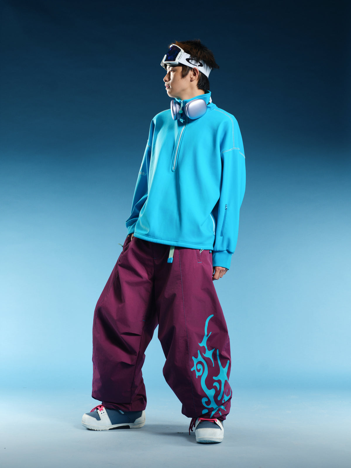 20K Thorn Graphic Baggy Snow Pants – Unisex | OddyEddy