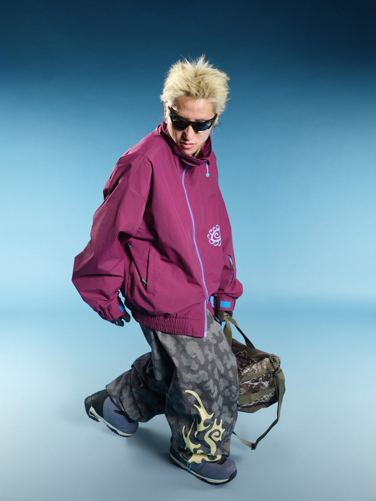Thorn Graphic 20K Baggy Ski Jacket – Unisex | OddyEddy