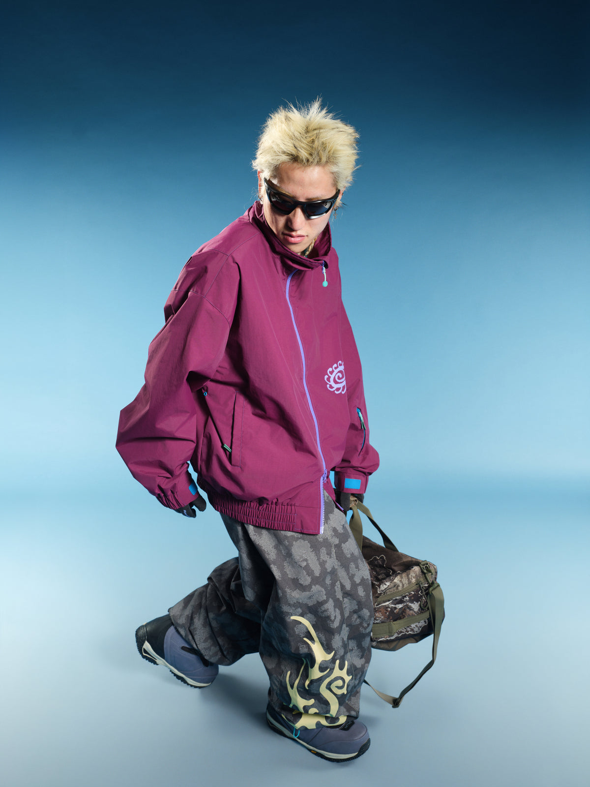 20K Thorn Graphic Baggy Snow Pants – Unisex | OddyEddy