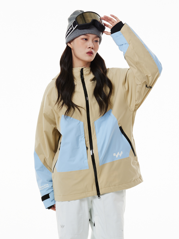 Warmouth 20K/15K Colorblock Snowboard Jacket - Women's | WhiteMarine