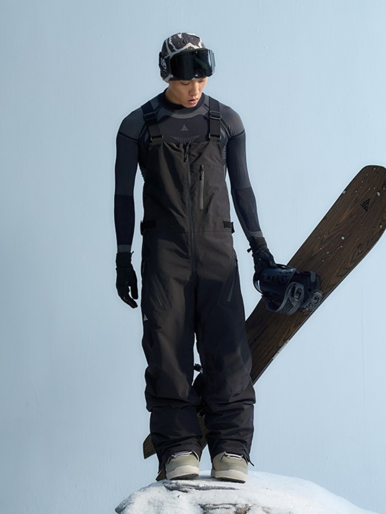 NANDN Pro 3L Fleece Ski Bib Pants - Men's