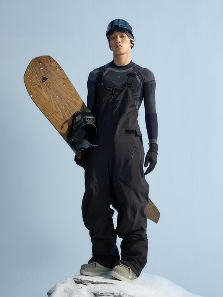 NANDN Pro 3L Fleece Ski Bib Pants - Men's