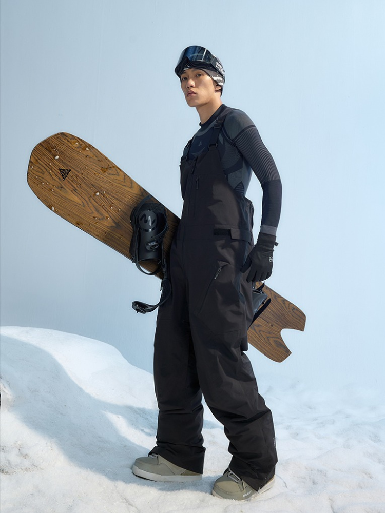 NANDN Pro 3L Fleece Ski Bib Pants - Men's