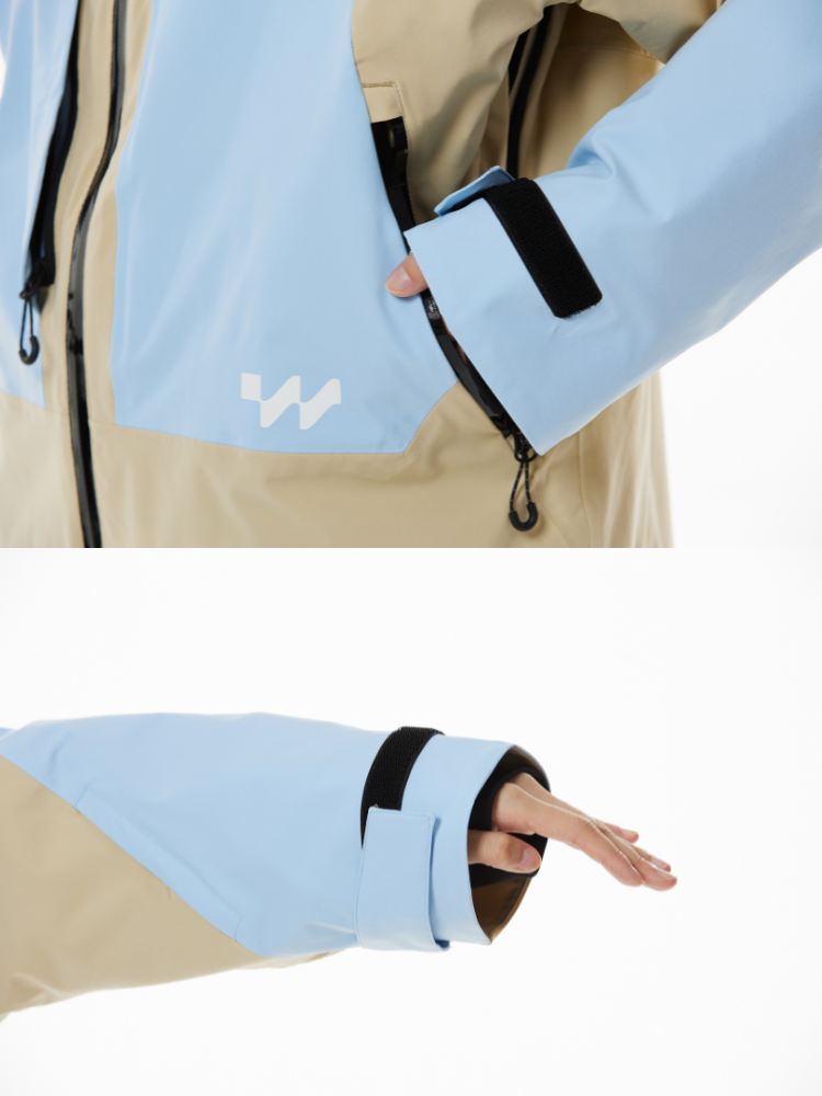 Warmouth 20K/15K Colorblock Snowboard Jacket - Women's | WhiteMarine