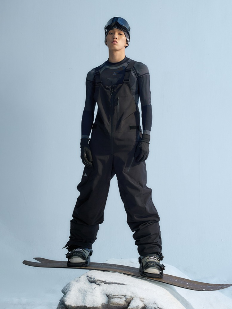NANDN Pro 3L Fleece Ski Bib Pants - Men's