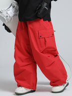 Baggy Loose Fit Cargo Snowboard Pants - Unisex | Gsou Snow