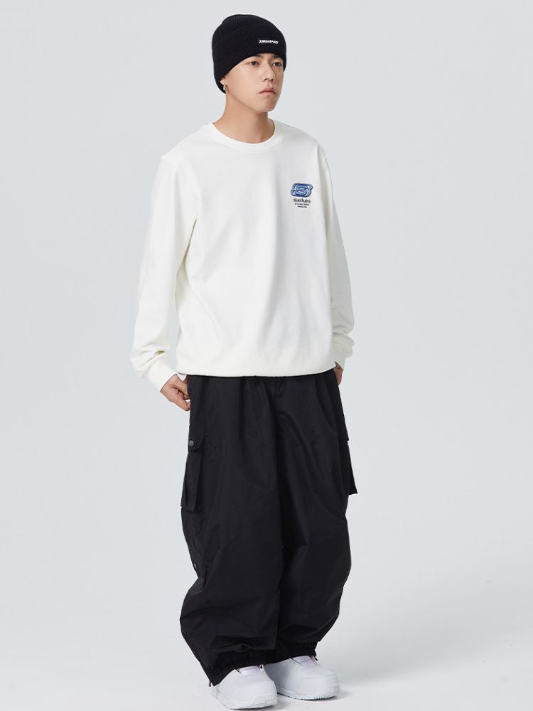 3L Monochrome Baggy Cargo Pants - Unisex | Searipe