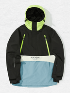 Insulated Colorblock Hooded Ski Jacket - Women's | NANDN