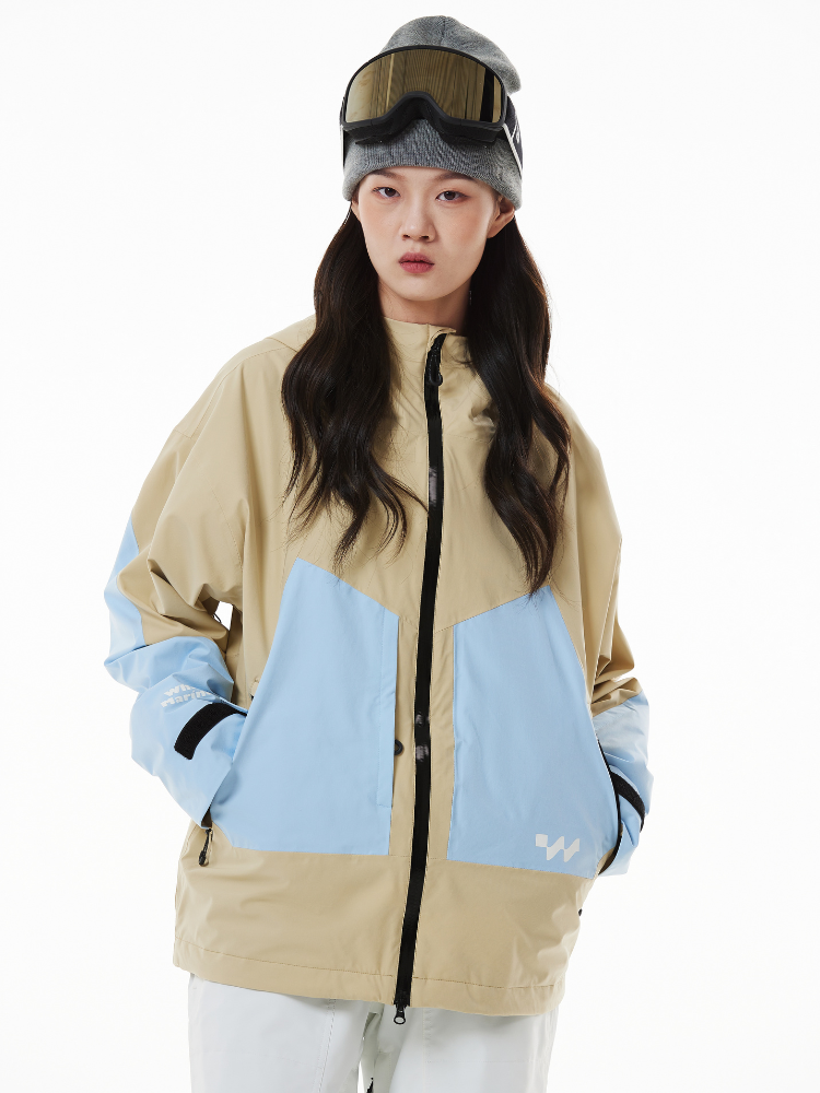 Warmouth 20K/15K Colorblock Snowboard Jacket - Women's | WhiteMarine