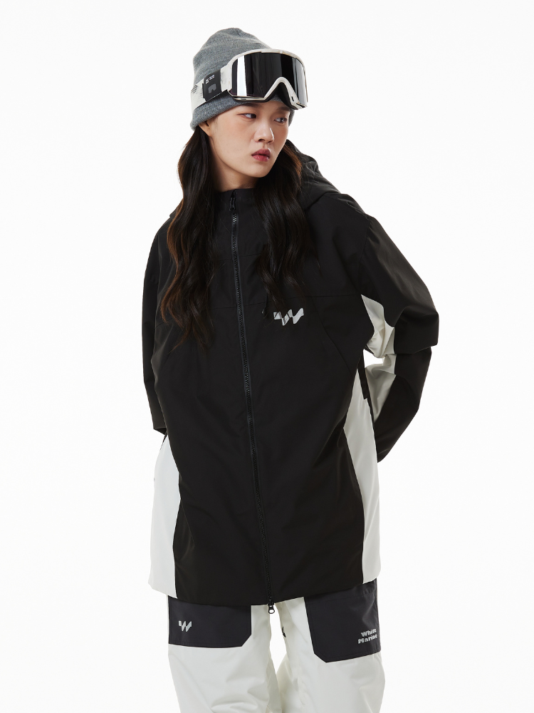 Tide 15K/15K Colorblock Snowboard Jacket - Women's | WhiteMarine