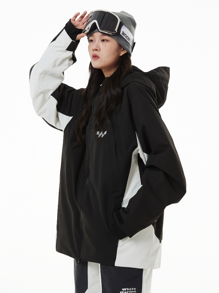 Tide 15K/15K Colorblock Snowboard Jacket - Women's | WhiteMarine