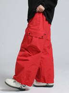 Baggy Loose Fit Cargo Snowboard Pants - Unisex | Gsou Snow