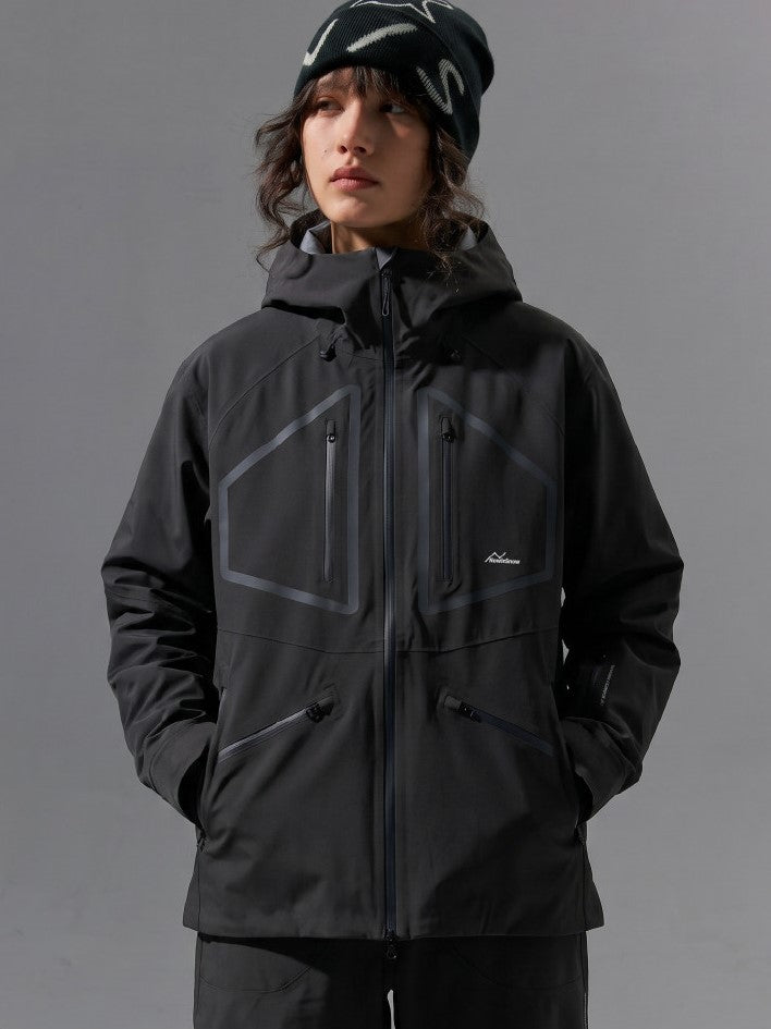 10K 3L Reversible Reflective Ski Jacket – Unisex | NowInSnow