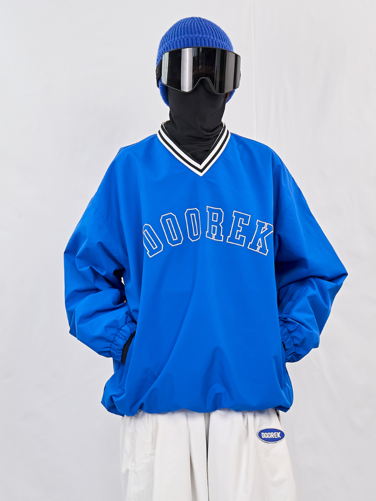 Baseball V-Neck 15K/10K Ski Pullover - Unisex | Doorek
