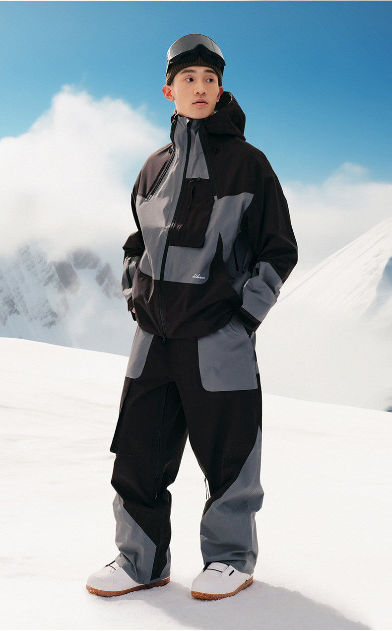 SuperB Color Blend Snow Tech Shell Ski Jacket - Unisex | NowInSnow