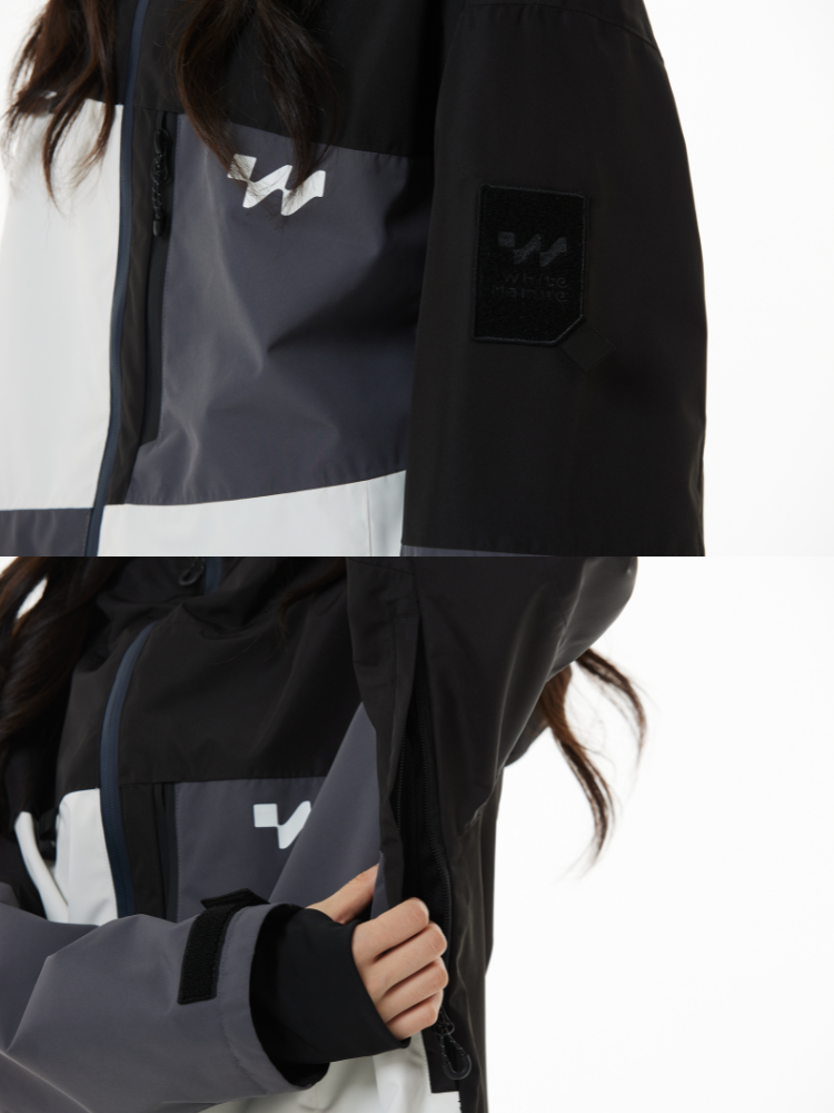 Coral 15K/15K Colorblock Snowboard Jacket - Unisex | WhiteMarine