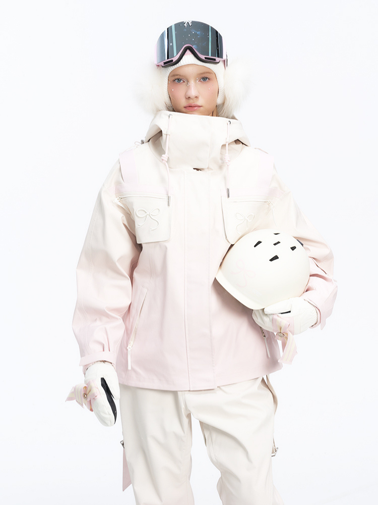 Sakura Gradient Bow Ski Jacket - Women's| BCG