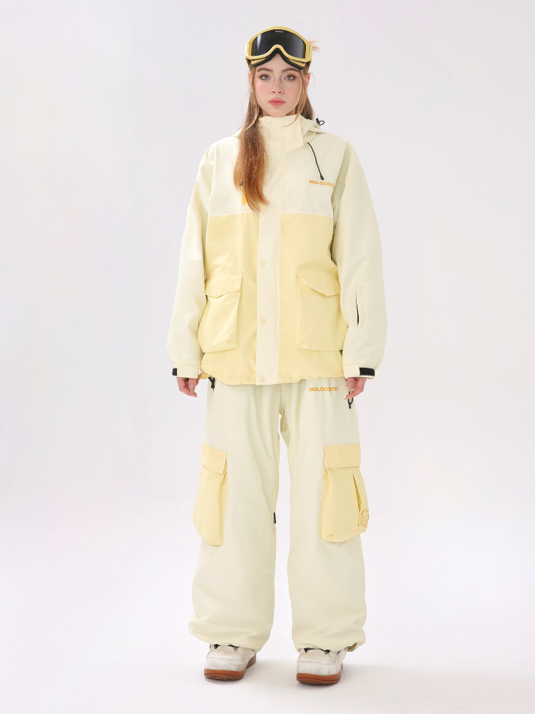 Molocoster Patchwork Dopamine Ski Suit – Unisex