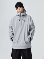 Basic Chic Half-zip Insulated Hoodie - Unisex | Searipe