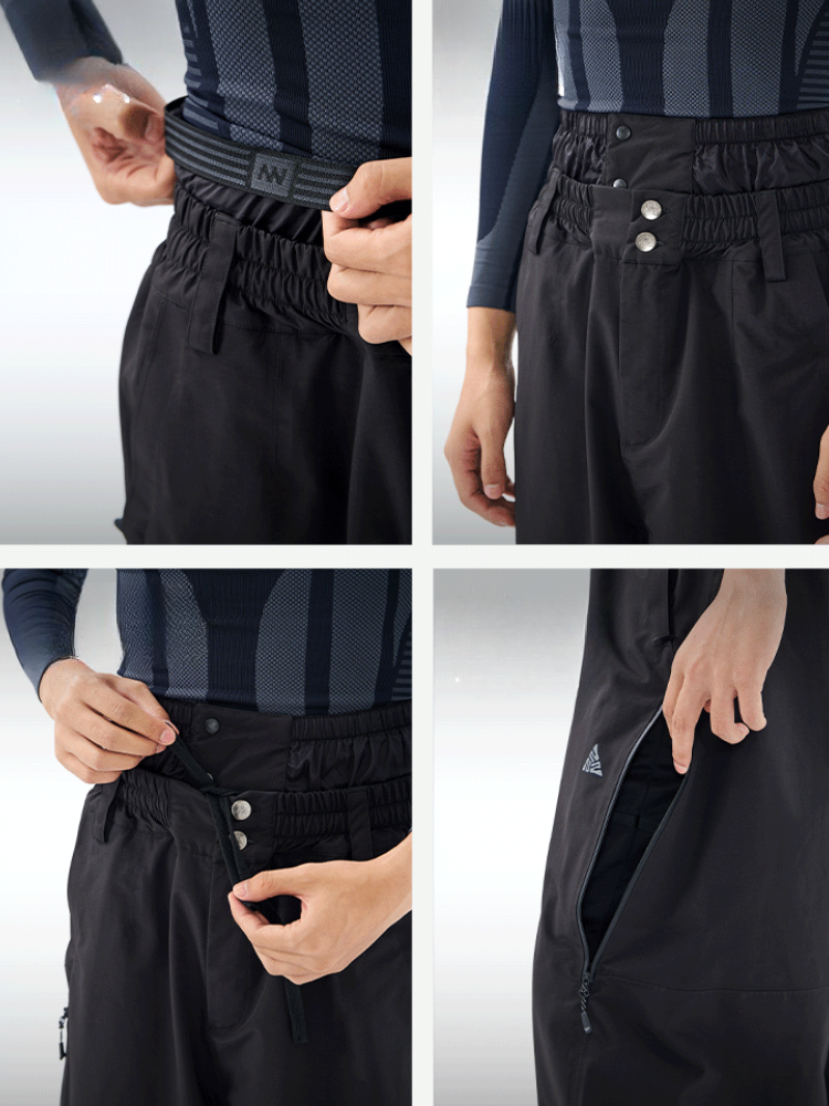 NANDN Classic 3L Fleece Snow Pants - Men's