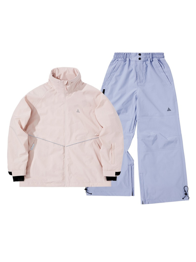 NANDN Sky Pink Purple Ski Suit - Women's