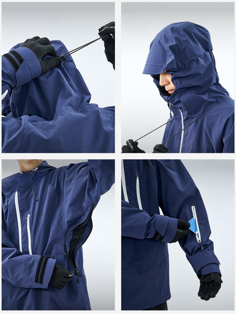 Urban 3L Waterproof Pullover Ski Jacket - Unisex | NANDN