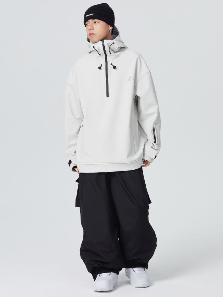 3L Monochrome Baggy Cargo Pants - Men's | Searipe