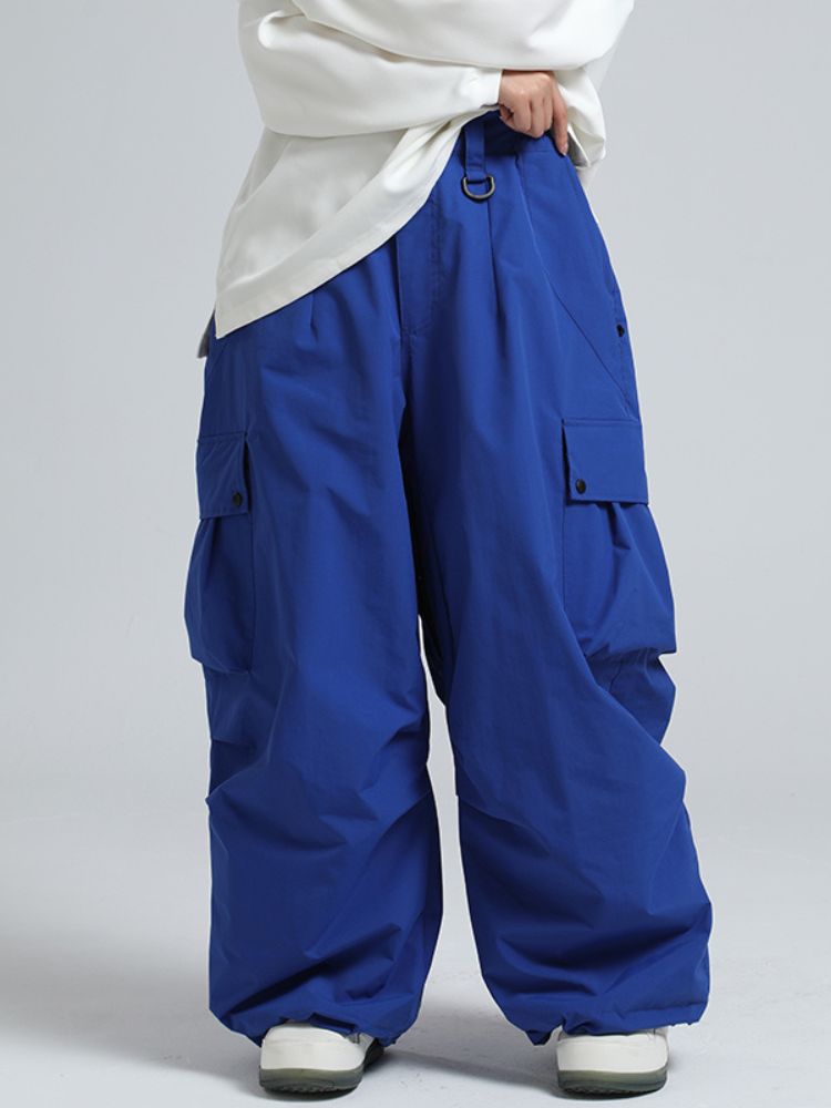 Baggy Loose Fit Cargo Snowboard Pants - Unisex | Gsou Snow