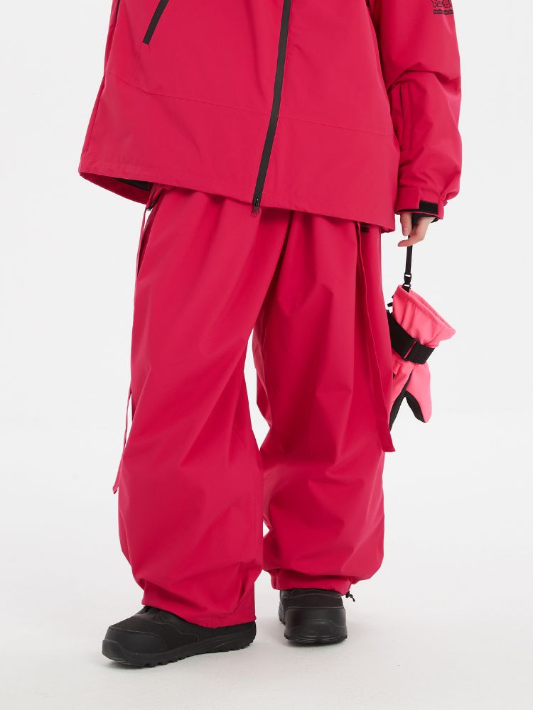 Suspender Baggy Snow Pants - Unisex | Doorek