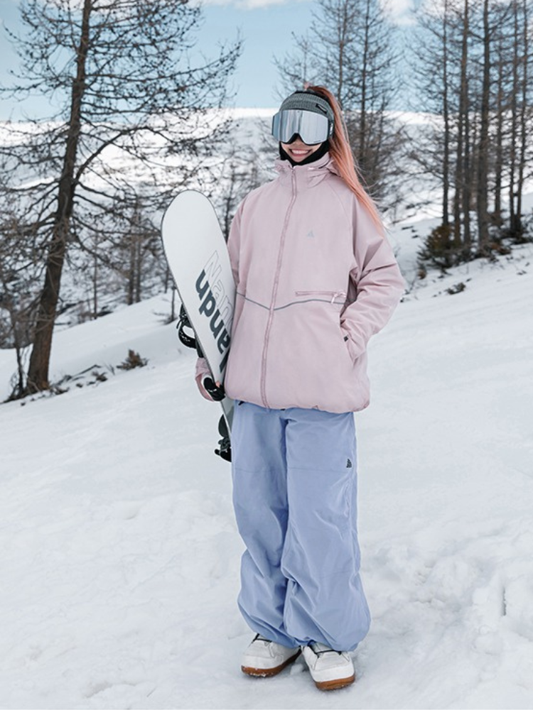 NANDN Sky Pink Purple Ski Suit - Women's