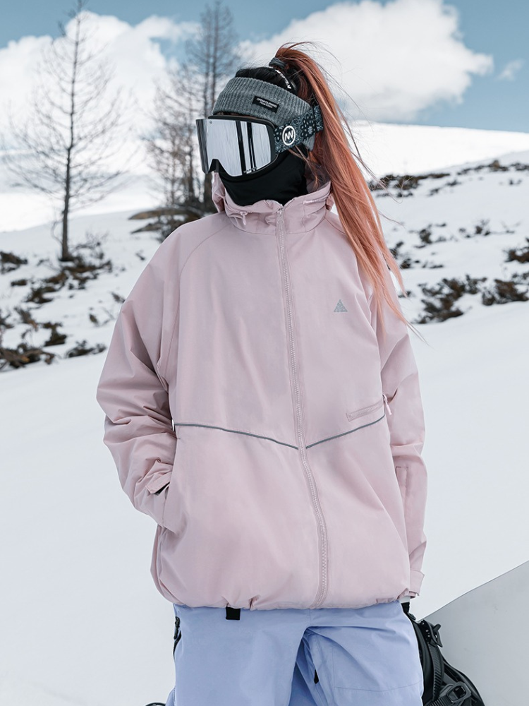 NANDN Sky Pink Purple Ski Suit - Women's