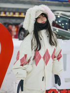 Diamond Plaid 3-Layer Snowsuit – Unisex | Molocoster
