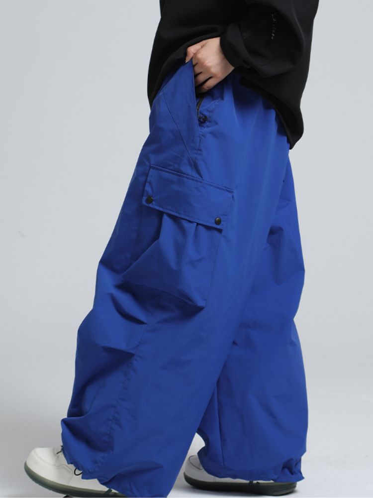 Baggy Loose Fit Cargo Snowboard Pants - Unisex | Gsou Snow