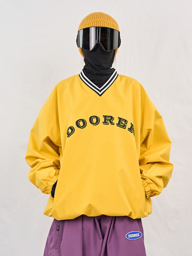 Baseball V-Neck 15K/10K Ski Pullover - Unisex | Doorek