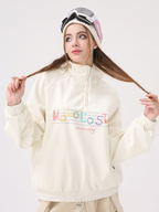 Beige Half-Zip Ski Sweatshirt – Women's | Molocoster