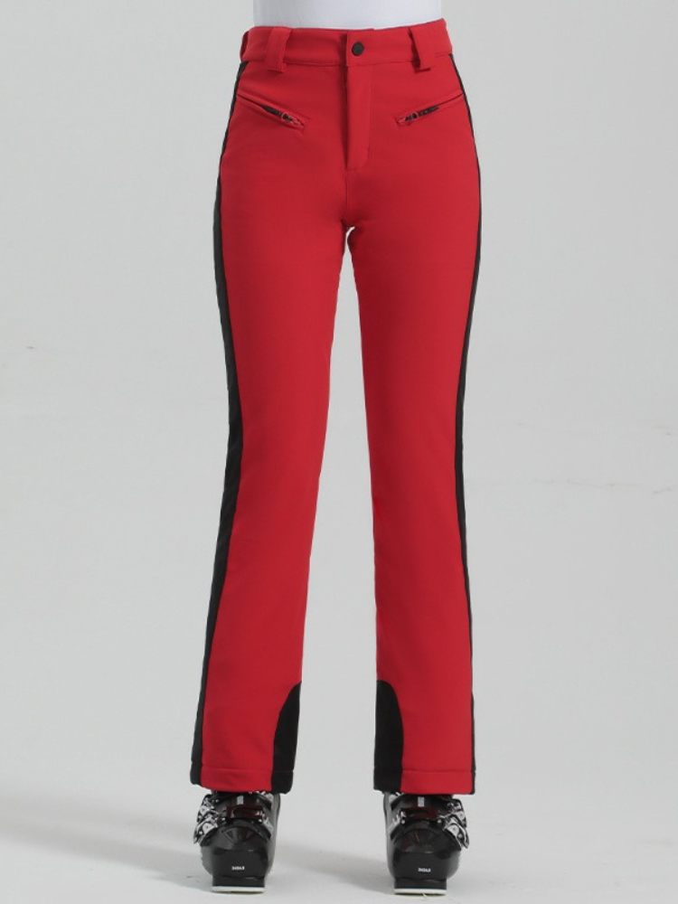 Elegant High Waist Stretch Pants - Women's | Gsou Snow