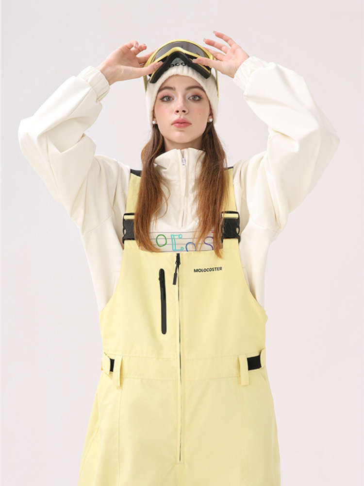 Molocoster Beige Half-Zip Ski Sweatshirt – Women’s