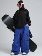 Baggy Loose Fit Cargo Snowboard Pants - Unisex | Gsou Snow