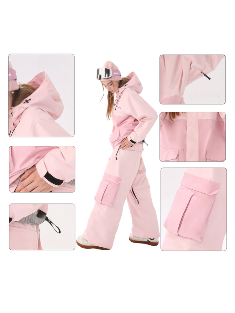 Molocoster Patchwork Dopamine Ski Suit – Unisex