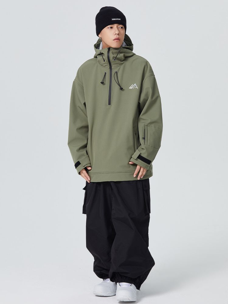 Searipe 3L Monochrome Baggy Cargo Pants - Women's