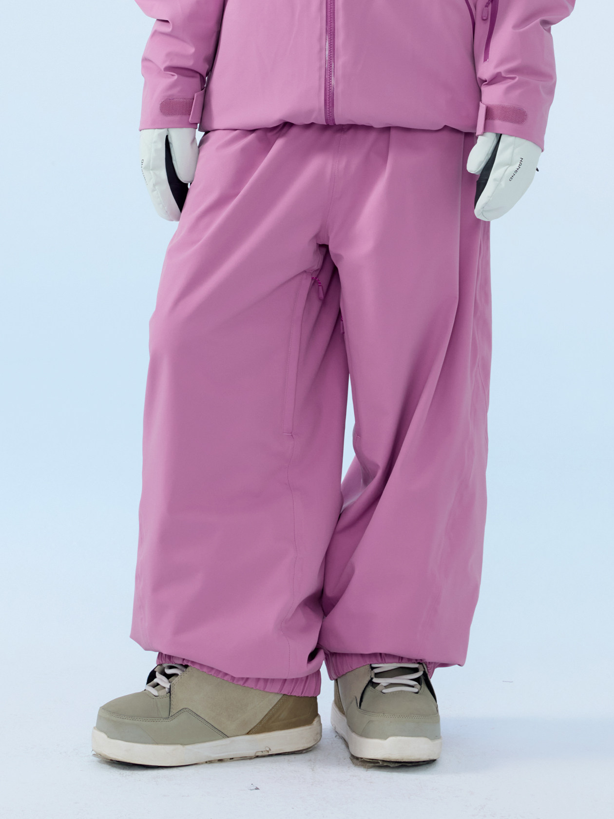 3L Mirage Fleece-Lined Baggy Ski Pants – Unisex| NANEND
