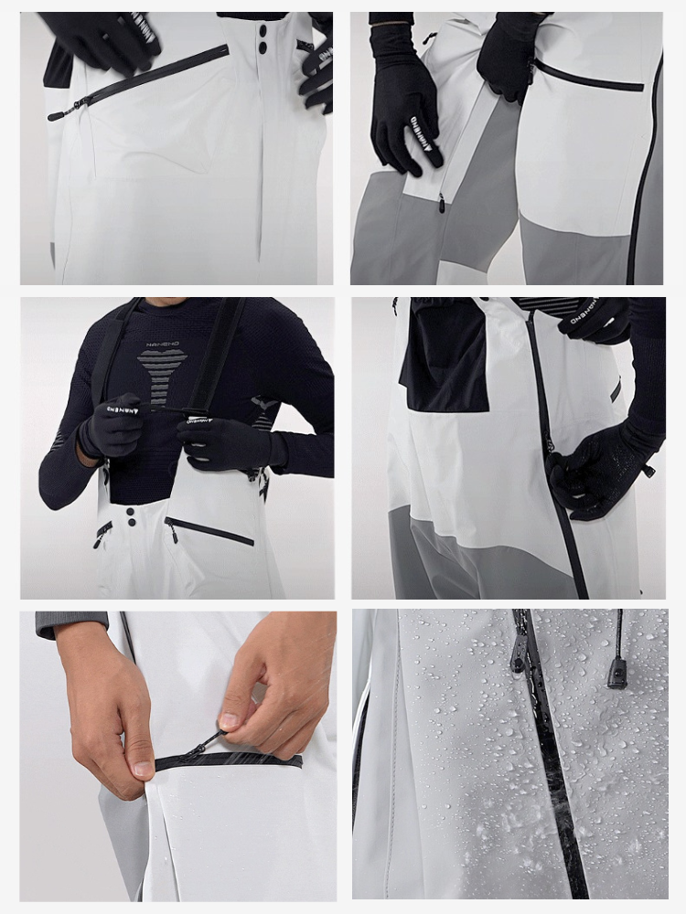 NANDN Dermizax 3L Summit Ski Bibs - Men's